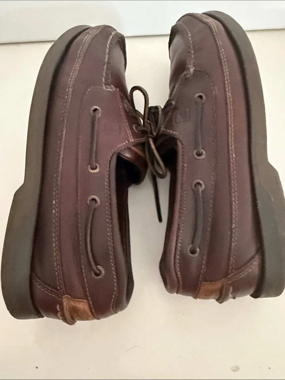 Sperry’s MAKO Leather Boat Shoes size10.5 Wide